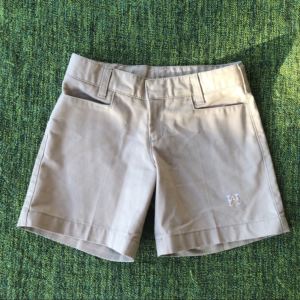Girls khaki uniform Shorts